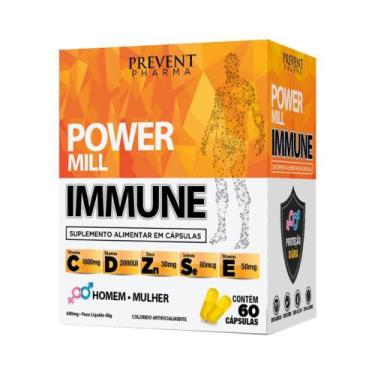 Imagem de Power Mill Immune - Suplemento Imunidade - 60 Cápsulas - Prevent Pharm