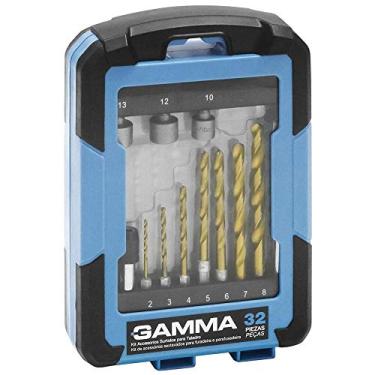 Imagem de Gamma Ferramentas Kit De Acessórios Para Furadeira E Parafusadeira Com 32 Peças G19511Ac