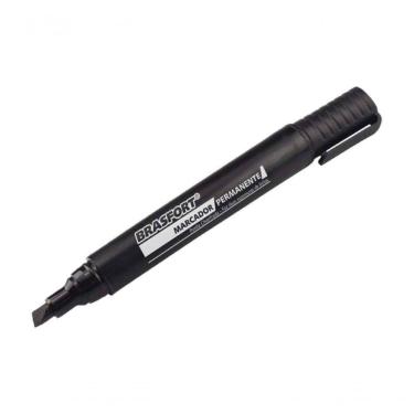 Imagem de Marcador Permanente Brasfort P.Grossa Preta 7858 C-12Pcs