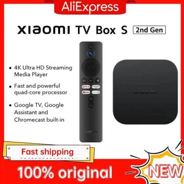 Global Version Xiaomi Mi TV Box S 2nd Gen 4K Ultra HD BT5.2 2GB