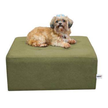 Imagem de Cama Box Para Cachorro E Pet Quadrado Confortável Com Pés Com