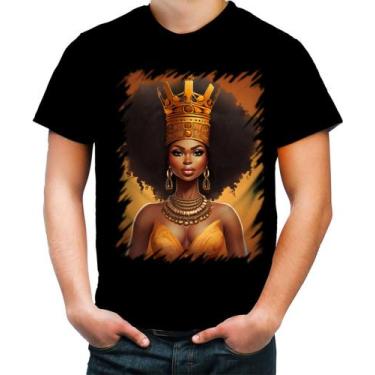 Imagem de Camiseta Colorida Rainha Africana Queen Afric 1 - Kasubeck Store