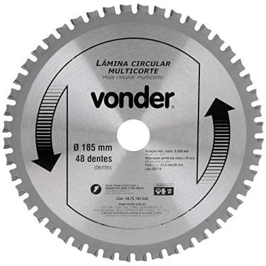 Imagem de Vonder, Lâmina Circular Multicorte, 185 Mm X 48 Dentes.