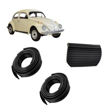 Imagem de Par Borracha Debrum Do Paralama Diant Fusca 59 A 96 Preto - UN / 2 [F103]