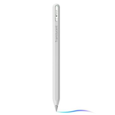 Imagem de Capa protetora de silicone para Apple Pencil (USB-C) com design ergonômico (transparente)