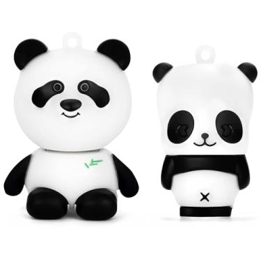 Imagem de Conjunto de pen-drives USB, unidade de polegar BorlterClamp com adorável padrão animal, presente para estudantes e crianças, Panda Pattern 2*32G