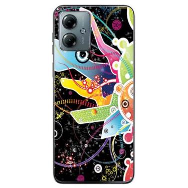 Imagem de Capa Adesivo Skin058 Verso Para Motorola Moto G14 - KawaSkin