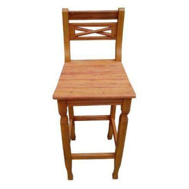 Imagem de Banqueta Lígia Em Madeira Demolição - Cód 2161 - Barrocarte