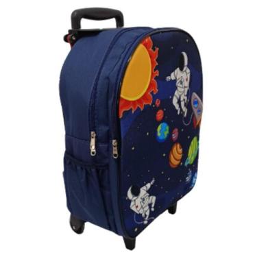 Imagem de Mochila escolar no carrinho Astronauta - DB