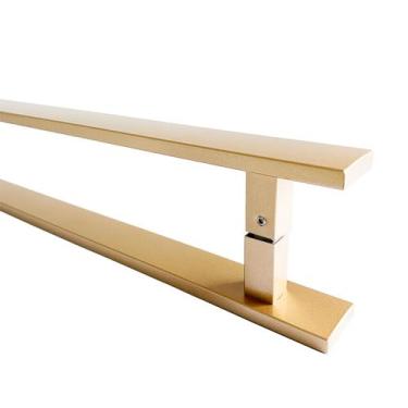 Imagem de Puxador Flat Aço Inox 60 Cm Dourado Champanhe - DECORPLACE