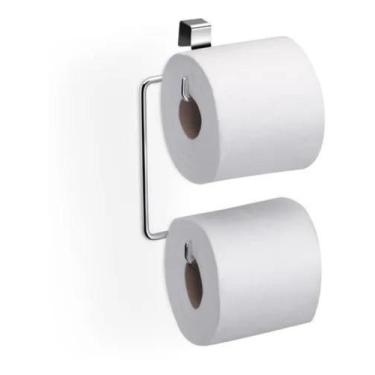 Imagem de Suporte Duplo P/ Colocar Papel Higiênico No Banheiro 4142 - arthi, cro