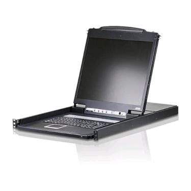 Imagem de ATEN Tecnologia CL1308NUKIT Aten 8 portas 19" LCD integrado USB/PS2 Combo KVM com 8 cabos