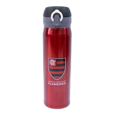 Imagem de Garrafa Térmica 420ml Do Flamengo Licenciado Oficial - Mileno