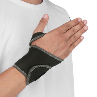 Imagem de Munhequeira Vollo Neoprene Ajustável Preta