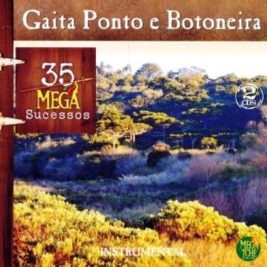 Imagem de CD Gaita Ponto e Botoneira 35 Mega Sucessos Duplo Instrument - Mega Tc