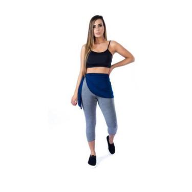 Imagem de Tampa bumbum azul marinho fitness sainha academia - RAYS MODAS, G
