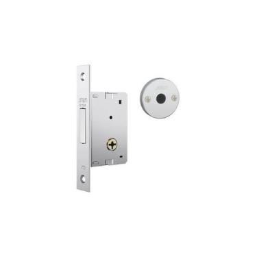 Imagem de Fechadura trava de segurança tetra chave stam 1001 cromada 30mm reforç