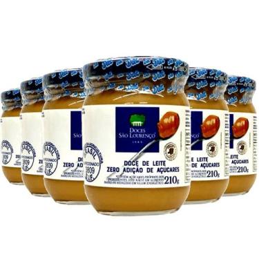 Imagem de Kit 6 Doce de Leite Zero Adição de Açucar SÃO LOURENÇO 210g