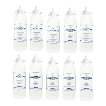 Imagem de Kit 10 - Gel Condutor De Contato Para Fisioterapia Tens Fes Ultrassom 