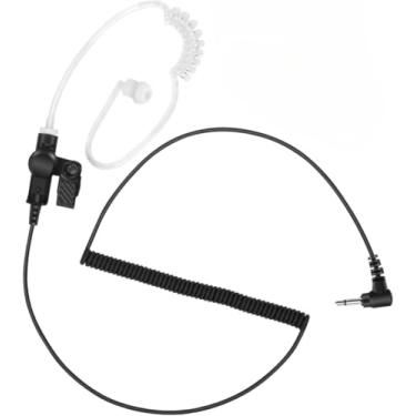 Imagem de Fone de ouvido de 3,5 mm, 1 pino, apenas para audição, tubo acústico, receptor para rádios bidirecionais, microfone para Motorola Kenwood Baofeng etc. Segurança policial e uso policial