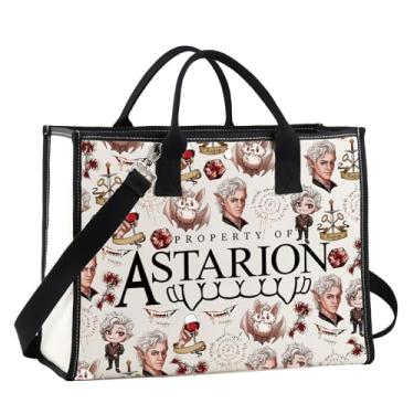 Imagem de JNIAP Bolsa de maquiagem BG3 Astarion BG3 Astarion Gifts Astarion High Elf Gifts Property of Astarion Bolsa com zíper BG3 Astarion Merch, Bolsa de Astarion, Ajuste