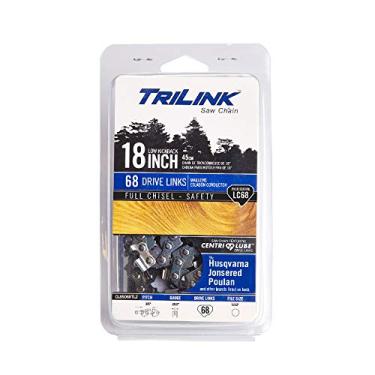Imagem de TriLink Motosserras CL85068TL2 3/8 LP .050 calibre 68 compatíveis com/substituição para Jonsered (625, Super, 630 West Coast, 2065, 2071, 2171, 2165, CS 2166 D68-72V, preto