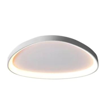 Imagem de Luminária Plafon Teto Seixos Moderno Sobrepor 33w Branco Led Cor Branco - 3000k Branco Quente