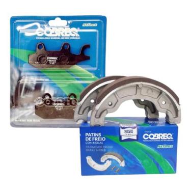 Imagem de Lona E Pastilha De Freio Suzuki Yes 125 Patim Com Mola Yes - COBREQ