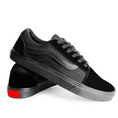 Imagem de Tenis Feminino Casual Old Skol Orks Unissex Skate, Preto, 35