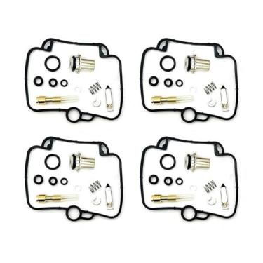 Imagem de Kit de reparo de peças de vedação de agulha flutuante de carburador de motor de motocicleta para Suzuki GS500E 1994-2000 GS500 GS 500E 500 E (4 conjuntos)