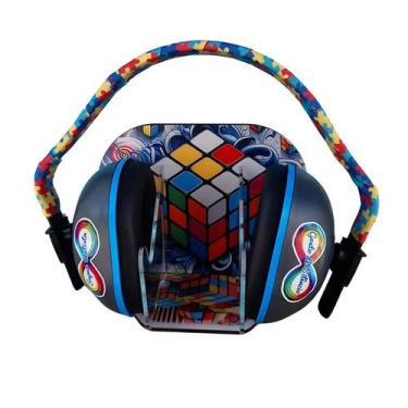 Imagem de Abafador de Ruido Infinity para Autista 18DB e suporte Cubo - Coleção 