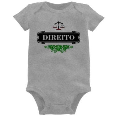 Imagem de Body Bebê Direito Beer Logo - Foca na Moda, Cinza, G
