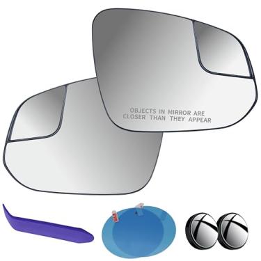 Imagem de EAP Par de óculos retrovisores laterais do passageiro e do motorista compatíveis com Toyota RAV4 2013-2025, 4runner 2014-2024, Tacoma 2016-2023, aquecidos com Spotter 879310R200 8793142D40 8793142D50