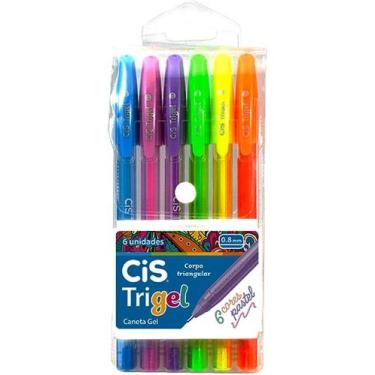 Imagem de Caneta cis trigel pastel estc/6 - Sertic