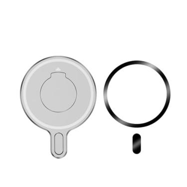 Imagem de SZZCNOX Módulo adaptador magnético para DJI Osmo Mobile 6/7P braçadeira magnética segura para celular, estabilizador de suspensão cardan para smartphone, acessórios de suporte de clipe para celular