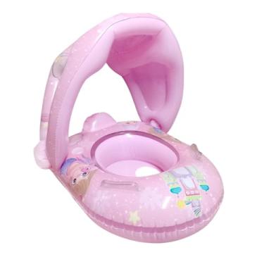 Imagem de Boia Bote Bebê Fralda Inflável Infantil Proteção Cobertura