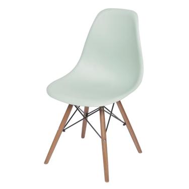 Imagem de Cadeira dkr Eames Verde Claro e Madeira