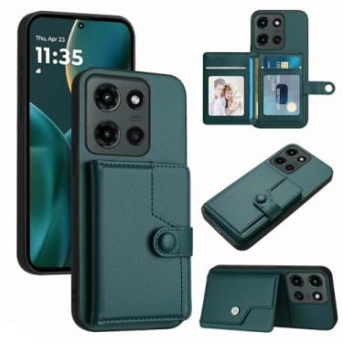 Imagem de Moment Dextrad Capa para celular Moto G 2025, carteira com 5 compartimentos múltiplos, [bloqueio RFID] Proteção interna de couro de camada dupla em TPU, capa flip com suporte para Moto G 5G 2025