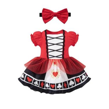 Imagem de bakjuno Fantasia infantil de princesa para meninas, vestido de Halloween com faixa de cabeça, #14, 6-9 Months