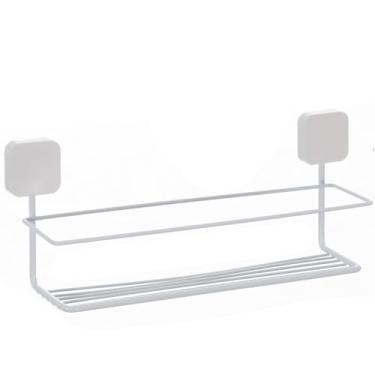Imagem de Suporte Organizador Porta Shampoo Metaltru, Cor Branco