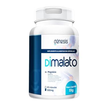 Imagem de Magnésio Dimalato 60 Cápsulas 550mg, Suplemento Alimentar de Magnésio Genesis