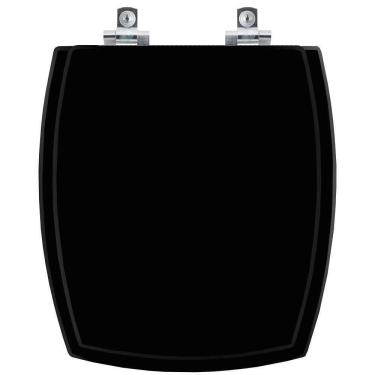 Imagem de Assento Sanitário Com Amortecedor Anturius Preto Para Vaso Luzarte