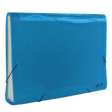 Imagem de Pasta Sanfonada A4 Plástica Acp 31 Divisórias Fume 1045