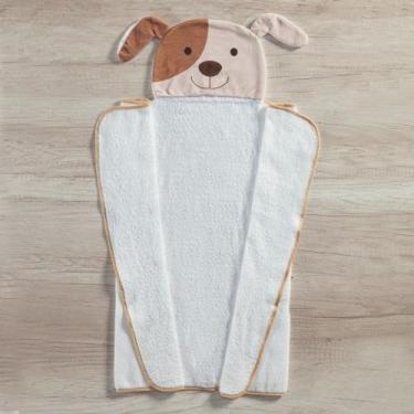 Imagem de Toalha Com Capuz De Banho 3d Para Bebe Menino - Miguel Baby, Cachorro
