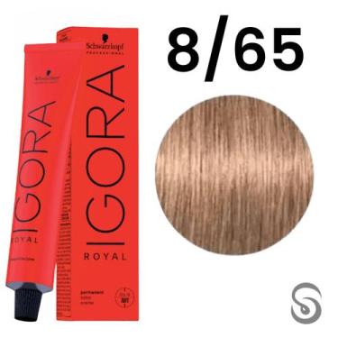 Imagem de Schwarzkopf Igora Royal Coloração 8/65 Louro Claro Marrom Dourado 60ml