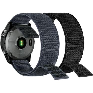 Imagem de Pulseira de relógio Abanen Hook and Loop Quick Dry para Fenix 8 47 mm