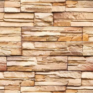 Imagem de Papel de Parede Adesivo Pedra Canjiquinha Rustica Lavável Cozinha 3 METROS