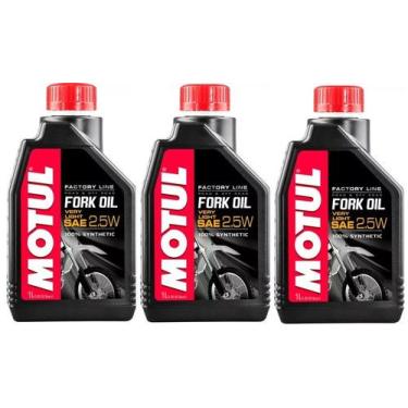 Imagem de Oleo moto motul fork oil factory vl 2,5w - 1l 3 unidades