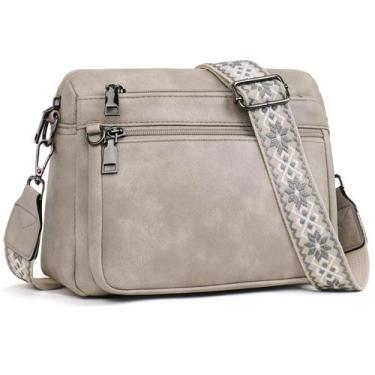 Imagem de Bolsa tiracolo ATERITSSI em material vegano moderno para mulheres