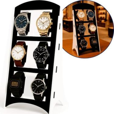 Imagem de Suporte Relógios Loja Balcão Relojoaria Expositor Vitrine Display Port